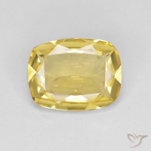 1.89ct 天然 浅金色 金绿柱石, 软垫, VVS-VS
