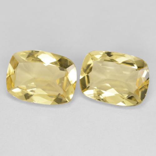2.79天然黄色金绿柱石，垫形剪裁，8.8×6.6毫米，VVS-VS