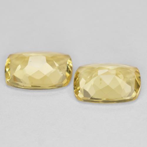 2.79天然黄色金绿柱石，垫形剪裁，8.8×6.6毫米，VVS-VS