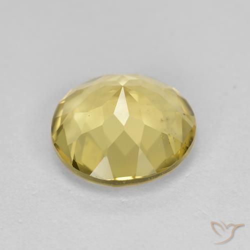 2.23克拉天然金色绿柱石，圆形的，VVS-VS