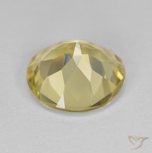 2.24克拉天然金色绿柱石，圆形的，VVS