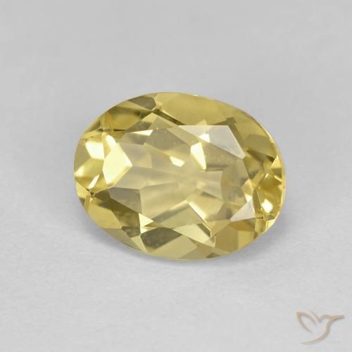 1.98克拉天然金色绿柱石，椭圆形，VVS