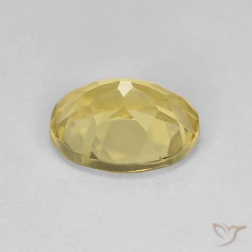 1.98克拉天然金色绿柱石，椭圆形，VVS