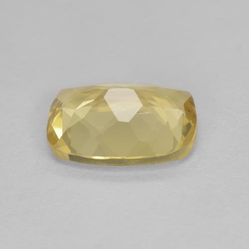 1.54克拉天然黄色金绿柱石，垫形剪裁，9×6.8毫米，VVS