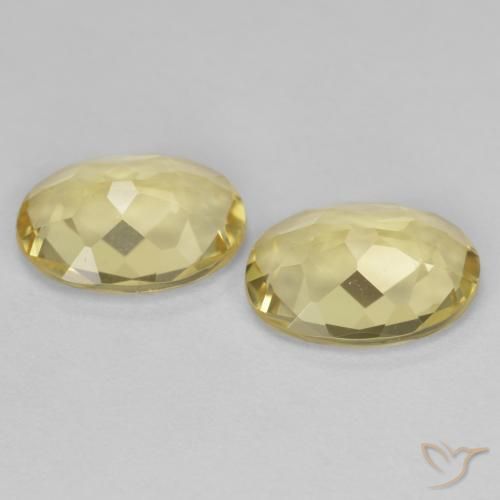 2.61克拉天然金色绿柱石，椭圆形，VVS-VS
