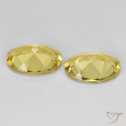 2.77克拉天然金色绿柱石，椭圆形，VVS-VS