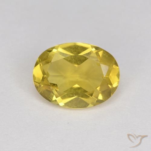 1.13ct 天然 黄色 金绿柱石, 椭圆形, VVS-VS
