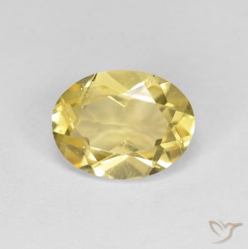 1.23ct 天然 浅金色 金绿柱石, 椭圆形, VS