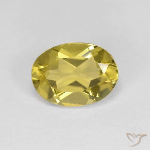 1.33ct 天然 淡黄色 金绿柱石, 椭圆形, VS