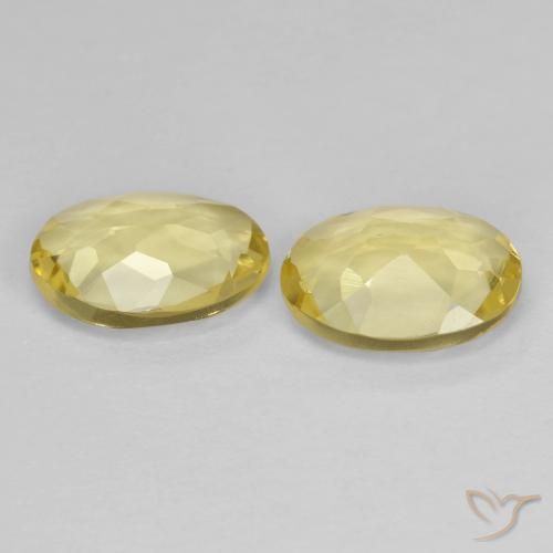 1.84克拉天然金色绿柱石，椭圆形，VVS-VS