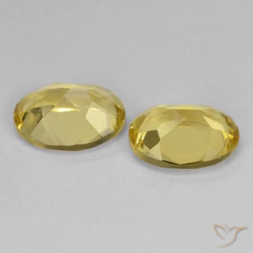 2.34克拉天然金色绿柱石，椭圆形，VVS-VS