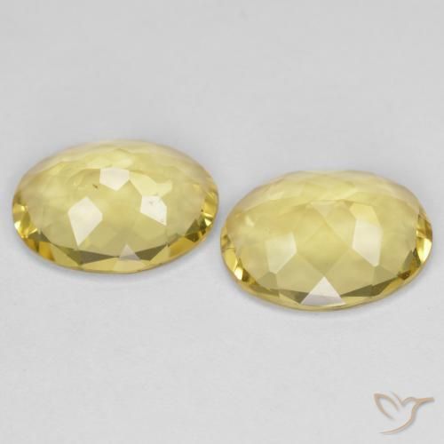 3.70克拉天然金色绿柱石，椭圆形，VVS-VS