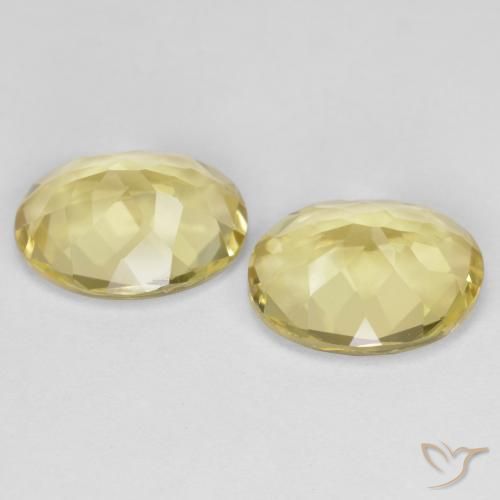 4.61克拉天然金色绿柱石，椭圆形，VVS-VS