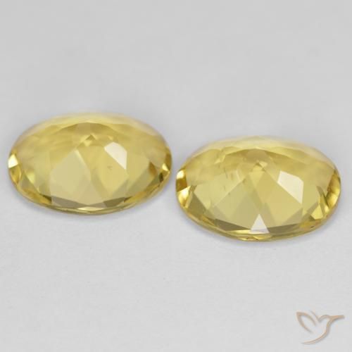 4.49天然黄色金绿柱石，椭圆形切割，10.3×8.1毫米，VS