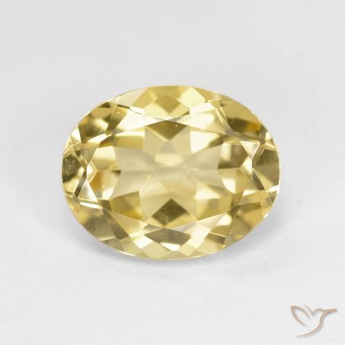 2.51ct 天然 浅金黄色 金绿柱石, 椭圆形, VVS