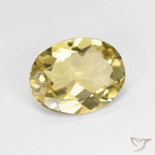 1.91克拉天然金色绿柱石，椭圆形，VVS