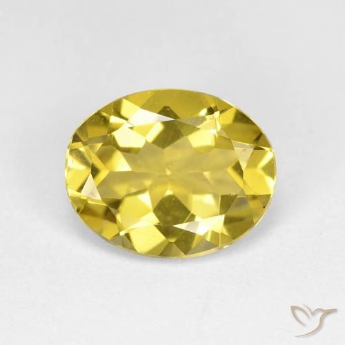 2.09ct 天然 大黄蜂黄 金绿柱石, 椭圆形, VVS-VS