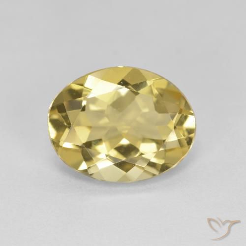 2.31ct 天然 淡黄色 金绿柱石, 椭圆形, VVS