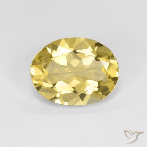 2.04ct 天然 浅金黄色 金绿柱石, 椭圆形, VVS-VS