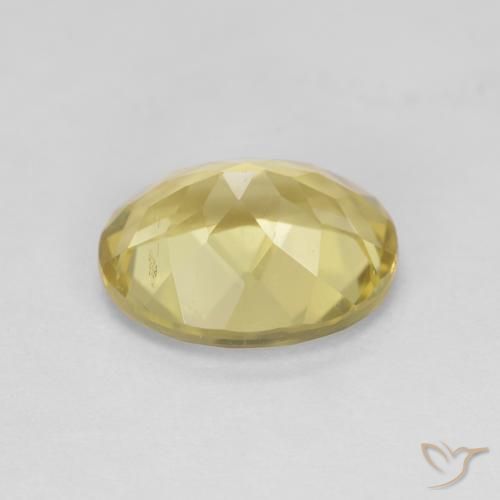 2.65克拉天然金色绿柱石，椭圆形，VVS-VS