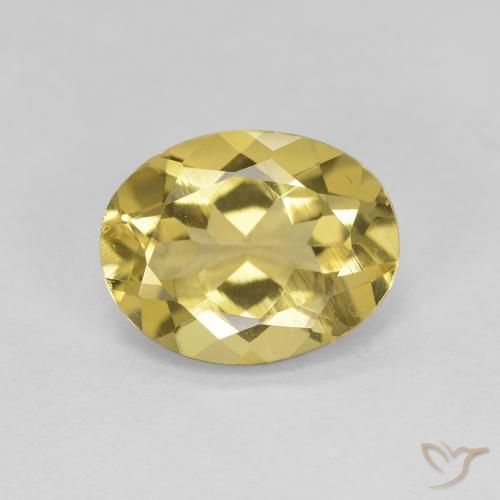 2.39ct 天然 淡黄色 金绿柱石, 椭圆形, VS
