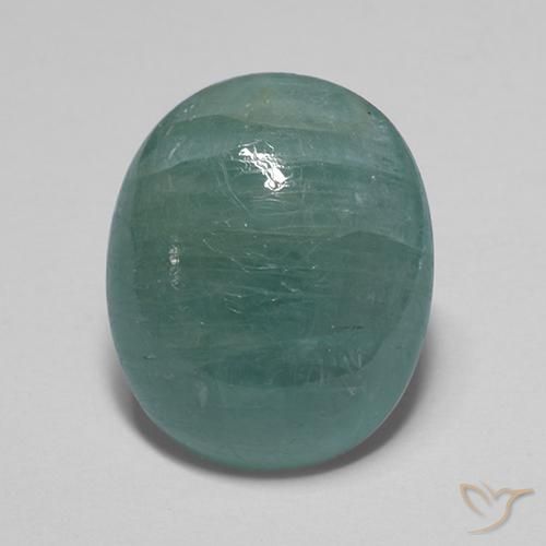 11.77ct 天然 绿松石 花岗岩, 椭圆形, 半透明