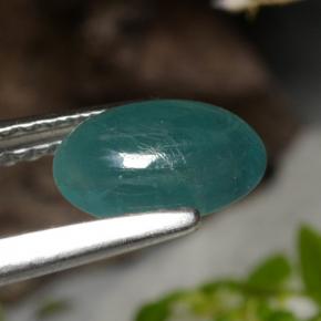 0.93克拉天然绿色格兰迪迪石，椭圆形切割，7.7×5.3毫米，半透明