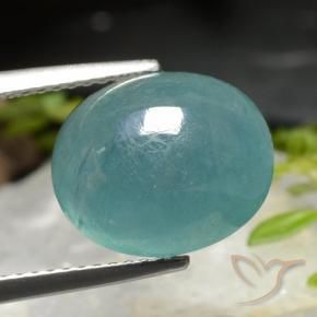5.96克拉天然花岗岩，椭圆形，半透明