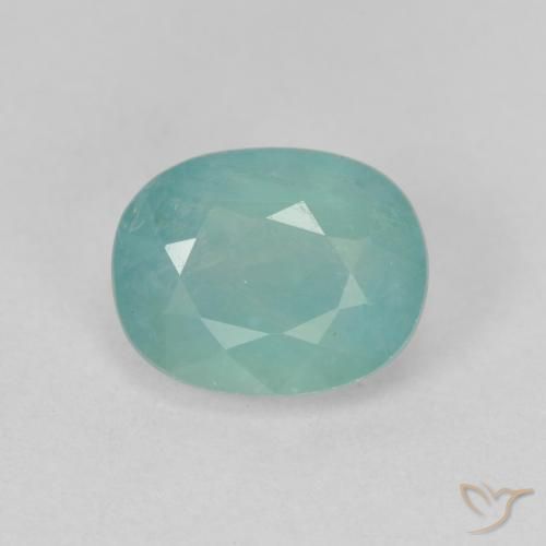 1.77ct 天然 蓝绿色 花岗岩, 椭圆形, VS-SI