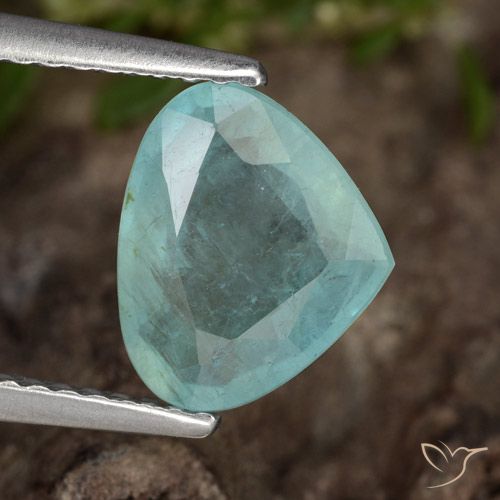 1.80ct 天然 电蓝 花岗岩, 梨形, VS-SI