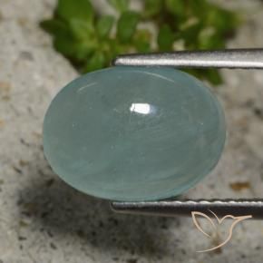 3.78克拉天然花岗岩，椭圆形，半透明