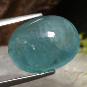 7.22克拉天然花岗岩，椭圆形，半透明