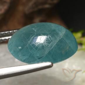 7.22克拉天然花岗岩，椭圆形，半透明