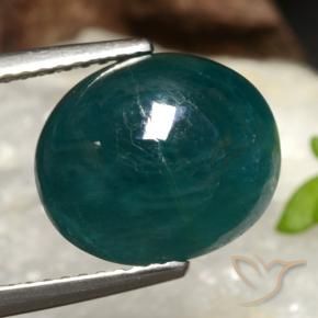 6.91克拉天然花岗岩，椭圆形，半透明