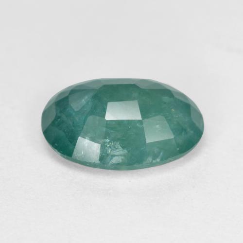 1.87克拉天然绿松石格兰迪迪石，椭圆形切割，9.5×7.3毫米，SI