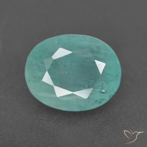3.39ct 天然 绿松石 花岗岩, 椭圆形, VS-SI