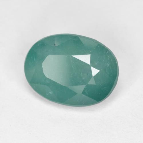 1.92克拉天然绿松石格兰迪迪石，椭圆形切割，9.5×7.1毫米，SI