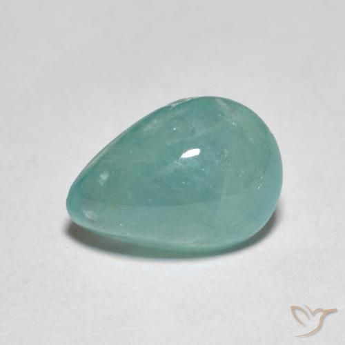 2.86克拉天然花岗岩，梨形，半透明