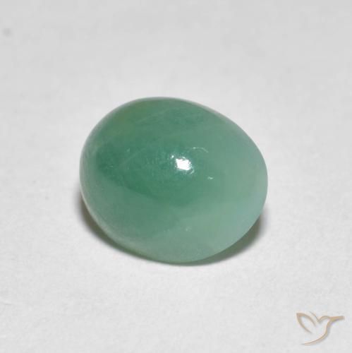 1.86克拉天然花岗岩，椭圆形，半透明
