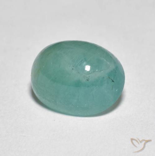 3.09克拉天然花岗岩，椭圆形，半透明
