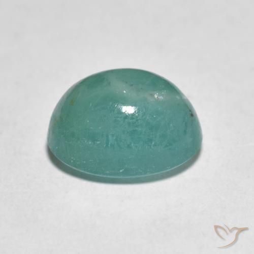 3.09克拉天然花岗岩，椭圆形，半透明