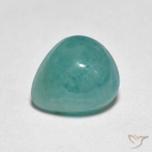1.49ct 天然 绿松石 花岗岩, 梨形, 半透明