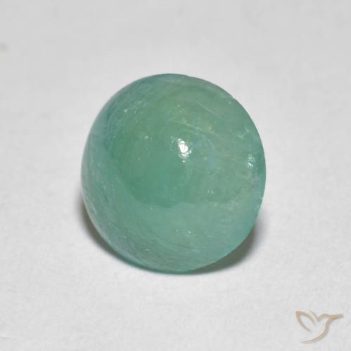 1.64克拉天然花岗岩，圆形的，半透明