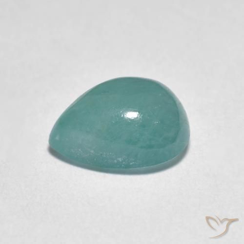 1.94克拉天然花岗岩，梨形，半透明