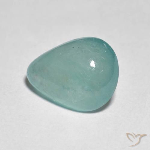 2.79克拉天然花岗岩，梨形，半透明