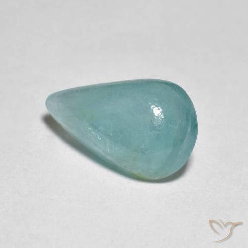 2.76克拉天然花岗岩，梨形，半透明