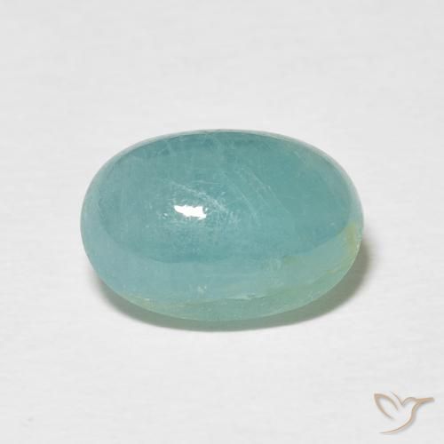 2.75ct 天然 绿松石 花岗岩, 椭圆形, 半透明