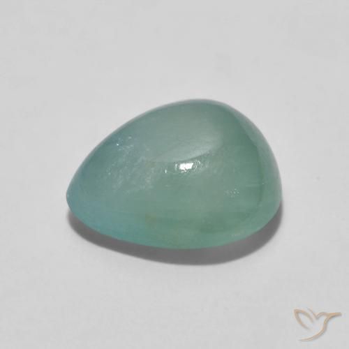 2.09克拉天然花岗岩，梨形，半透明