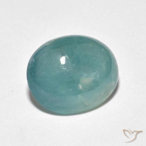 4.83ct 天然 绿松石 花岗岩, 椭圆形, 半透明