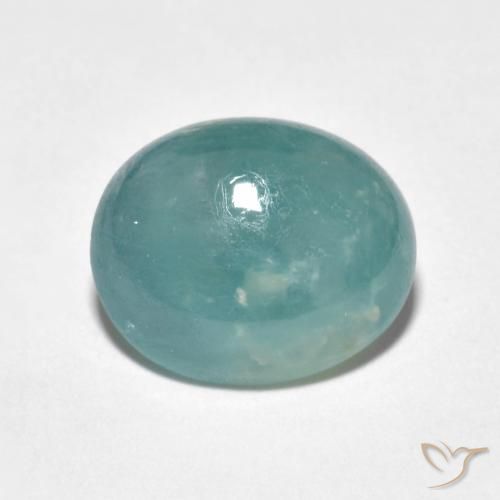 4.83克拉天然花岗岩，椭圆形，半透明